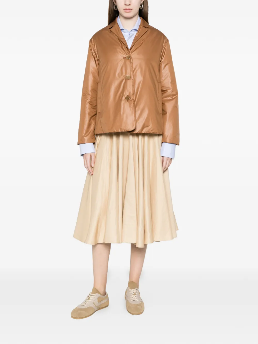  Rosso 35 Buttoned Jacket - Brown 