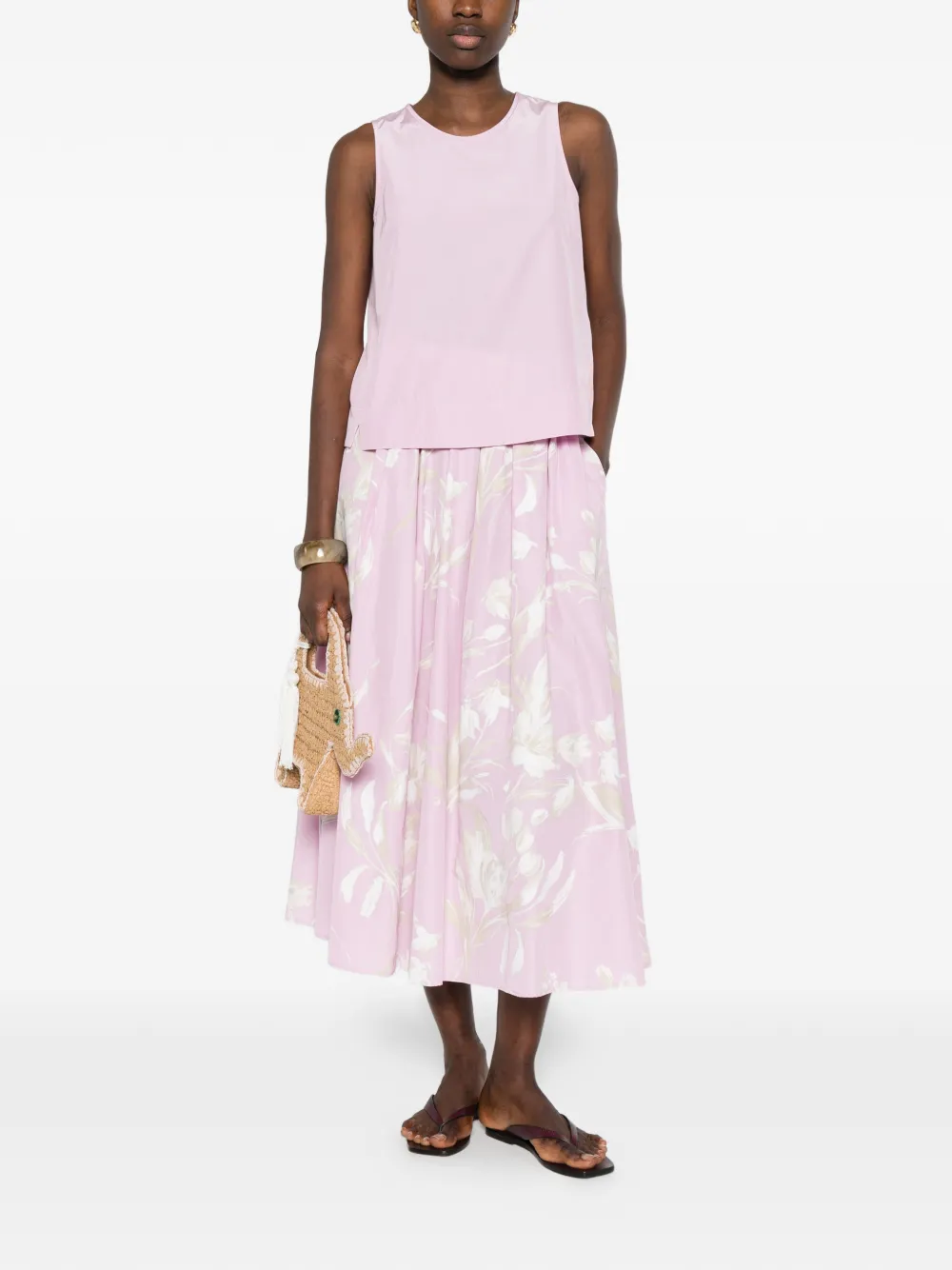  Rosso 35 Floral Skirt - Pink 