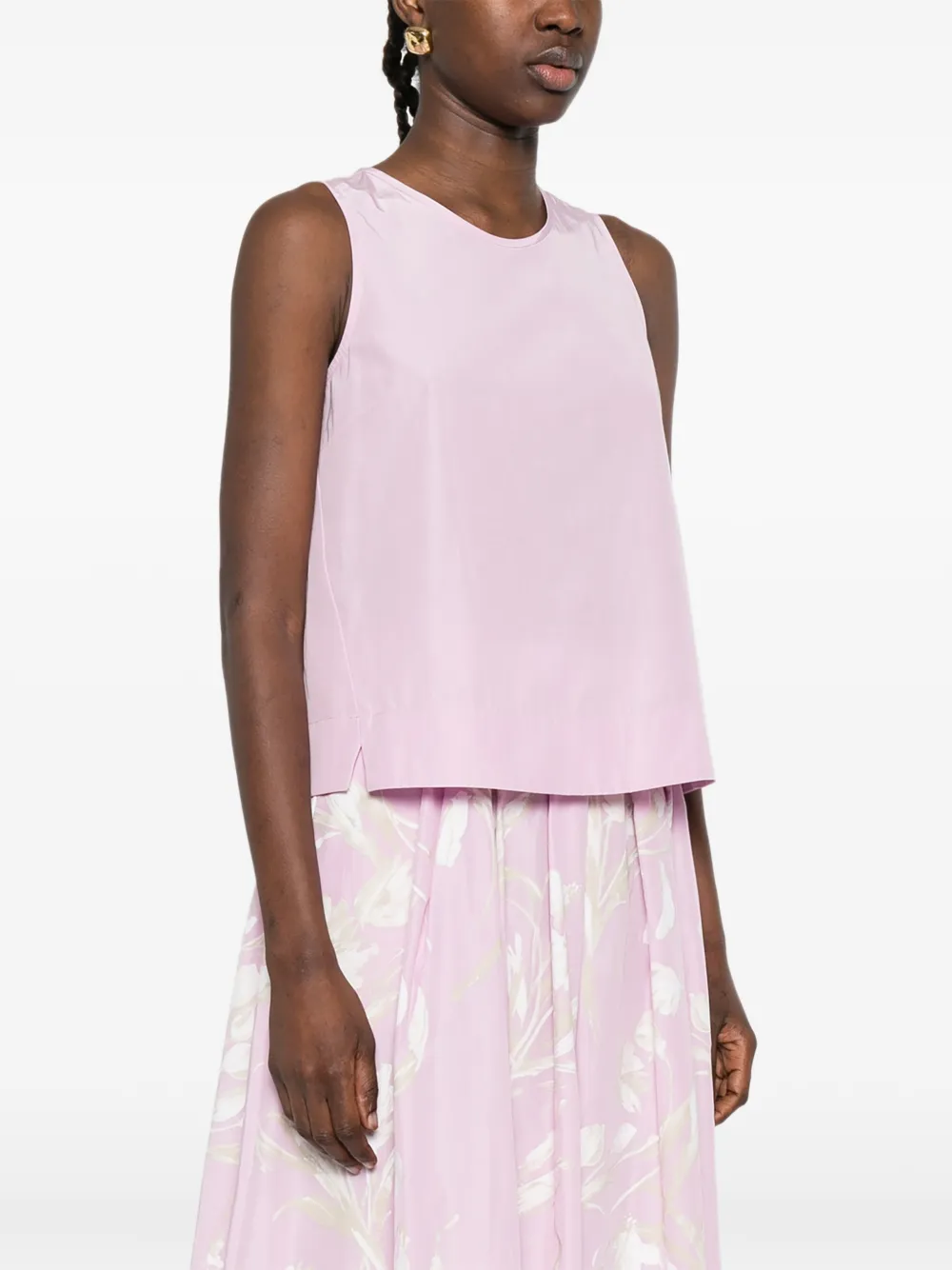  Rosso 35 Round Neck Top - Pink 