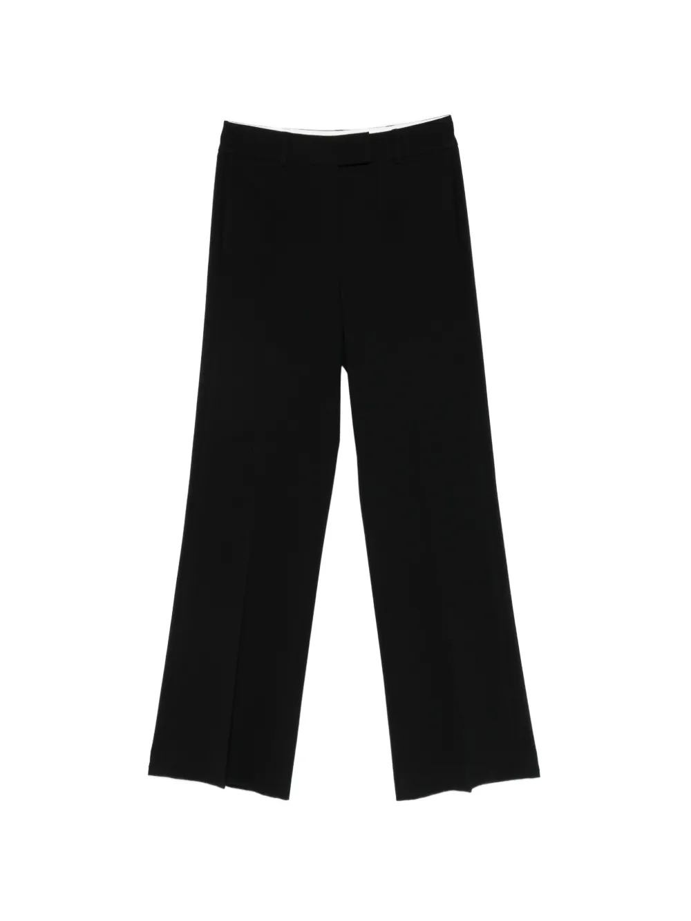 MAISON123 Layla belt-loops trousers - Nero