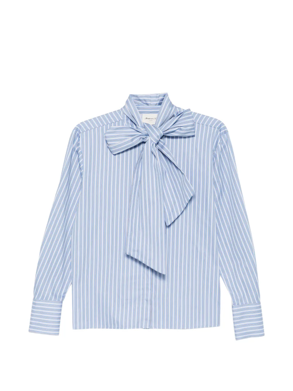 MAISON123 Sandrine striped blouse - Blu