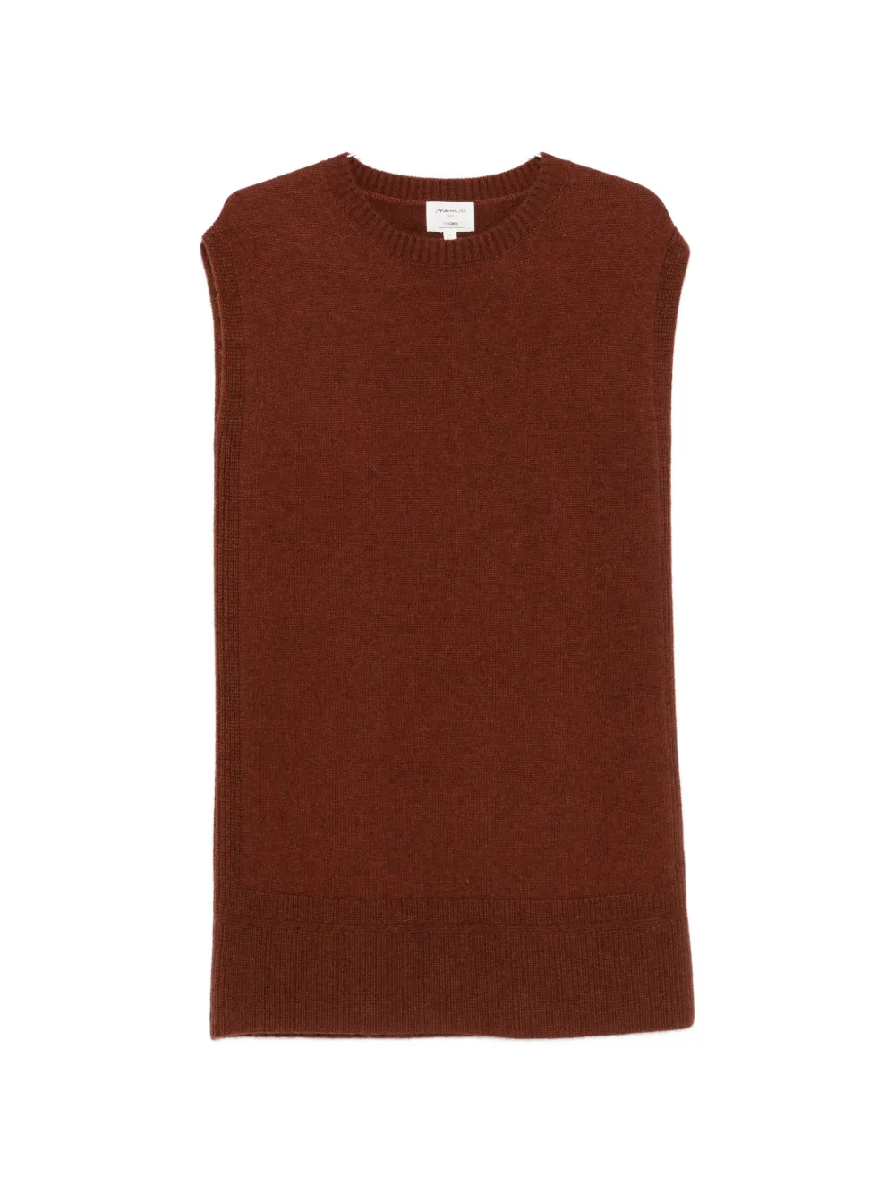 MAISON123 Raphaelle sleeveless mini dress - Marrone