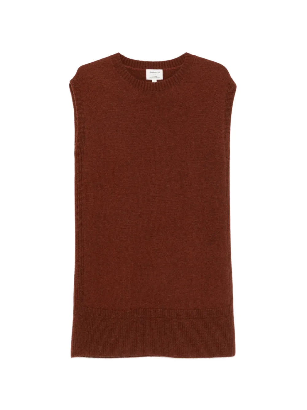 MAISON123 Raphaelle sleeveless mini dress - Marrone