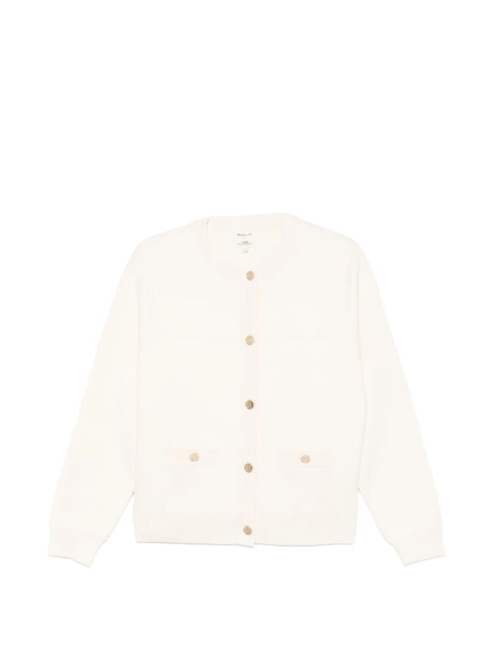 MAISON123 Peterson button pocket cardigan - Toni neutri