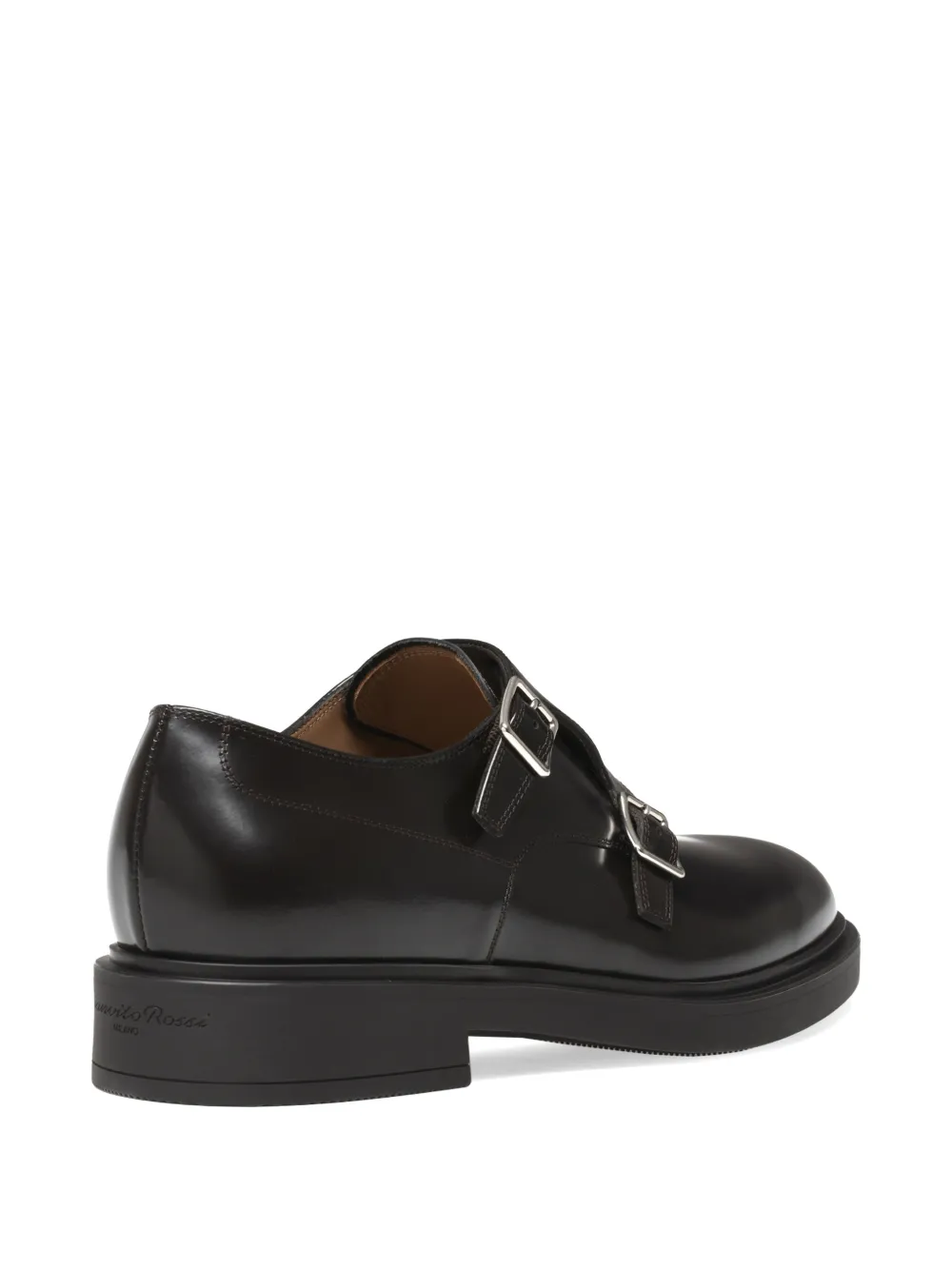 Gianvito Rossi SCOTT leren loafers Bruin