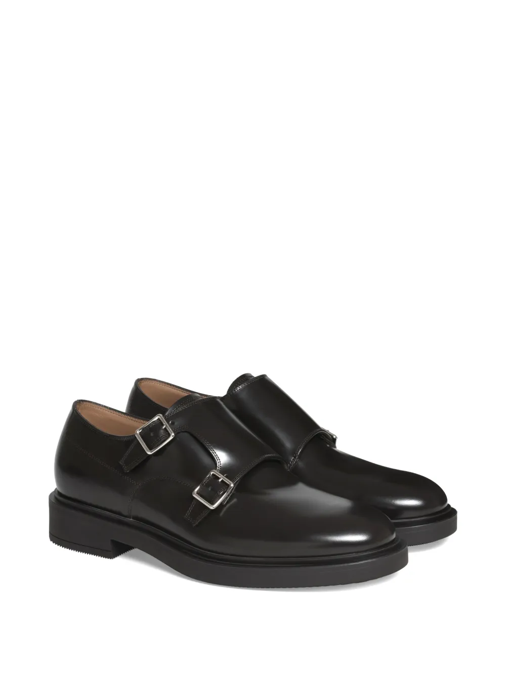 Gianvito Rossi SCOTT leren loafers Bruin