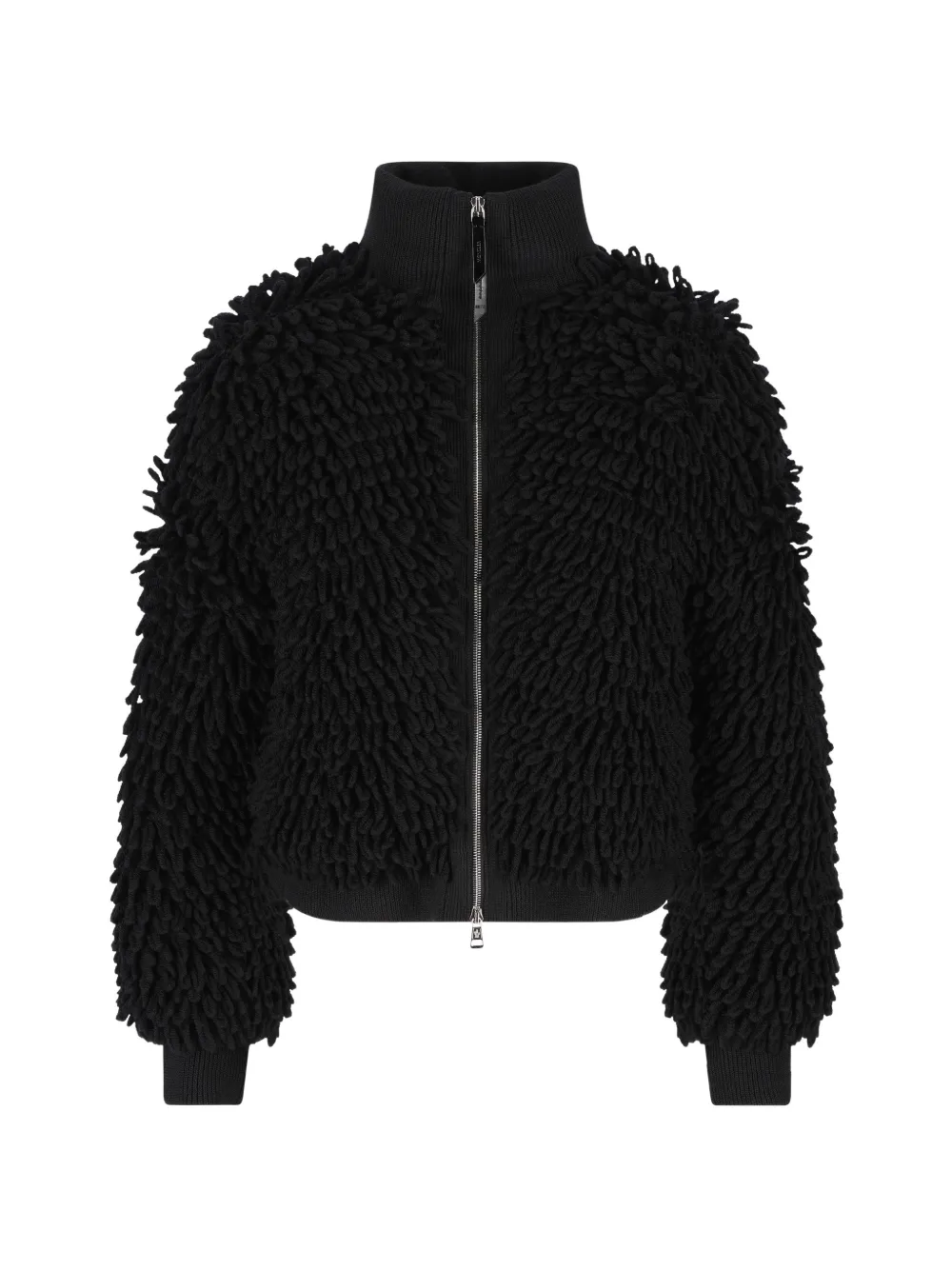 Moncler x Edward Enninful jack met rits Zwart