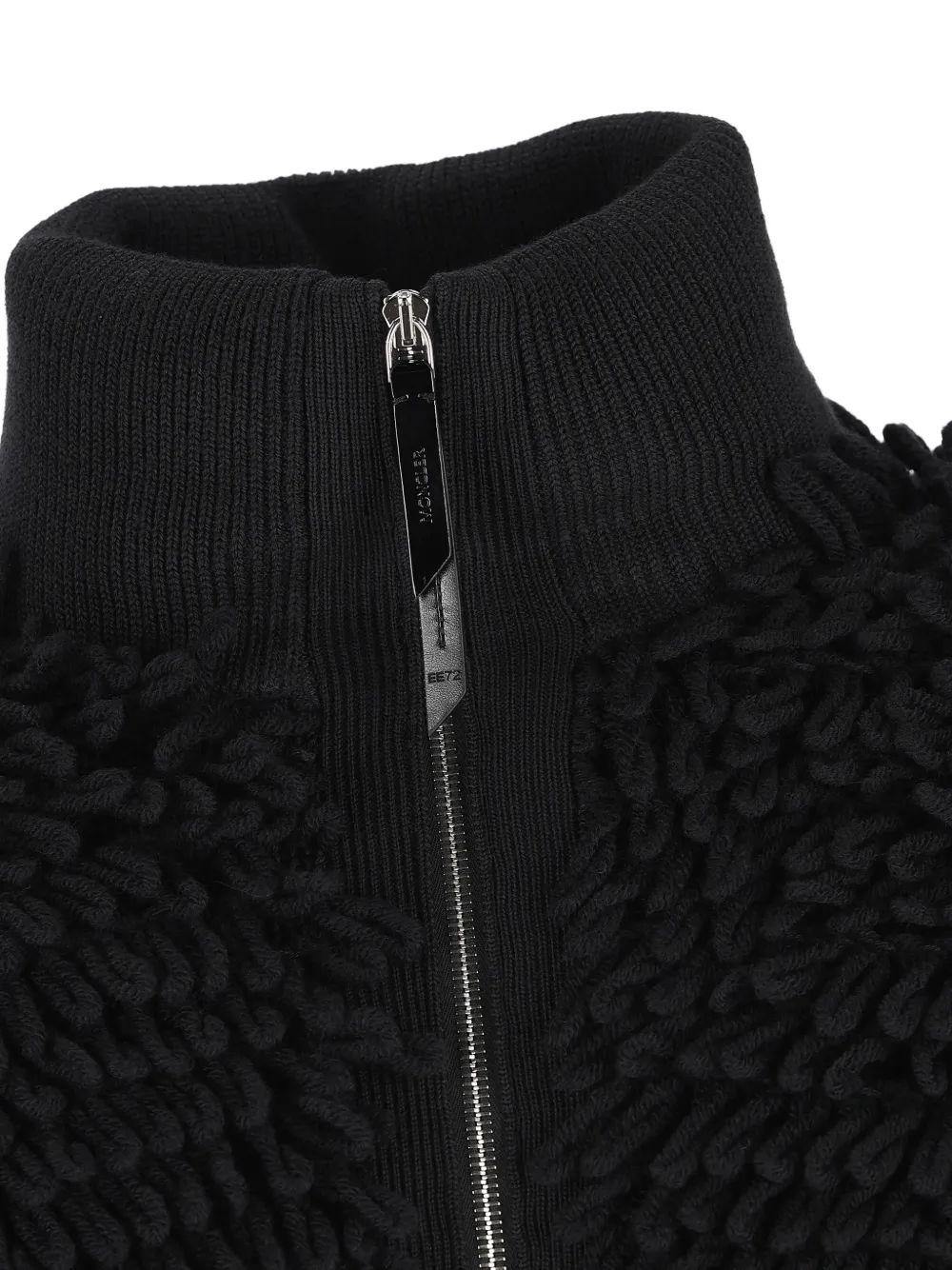 Moncler x Edward Enninful jack met rits Zwart