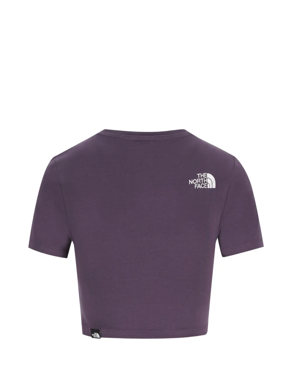 The North Face Cropped T-shirt met logoprint Paars