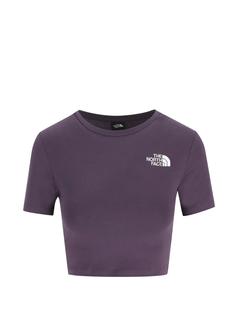 The North Face T-shirt crop con stampa - Viola
