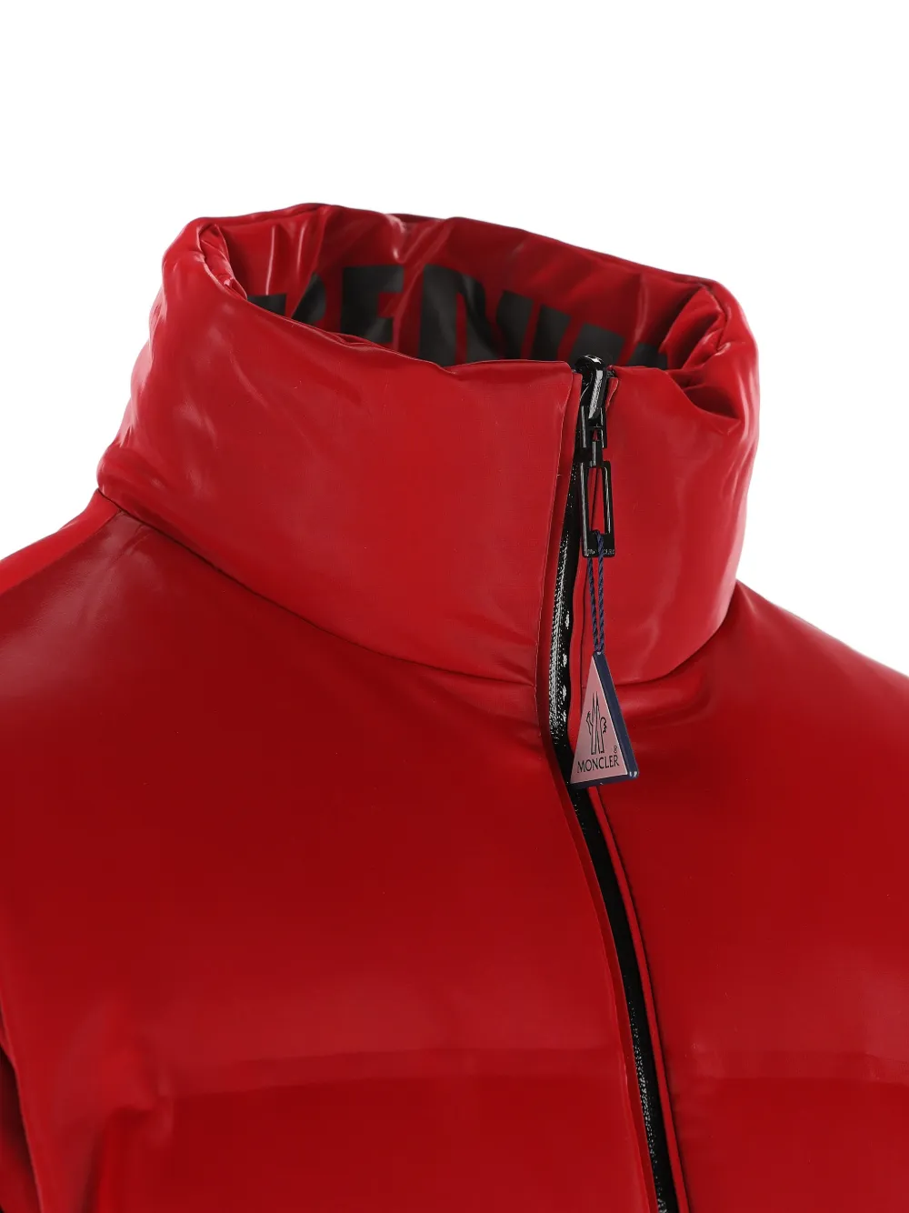 Moncler x Asap Rocky donsjack met logopatch Rood
