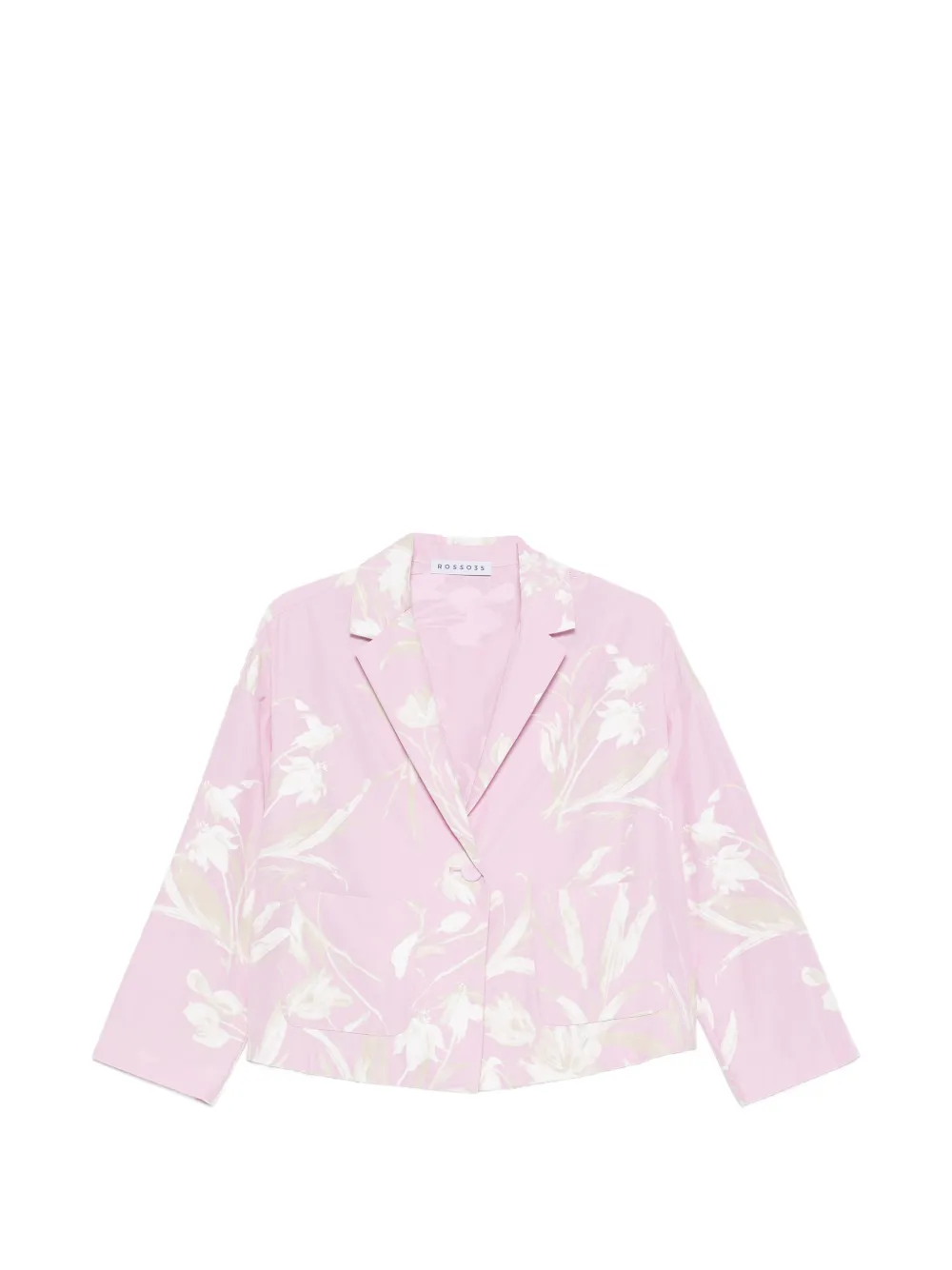 Rosso 35 Floral Print Jacket In Pink