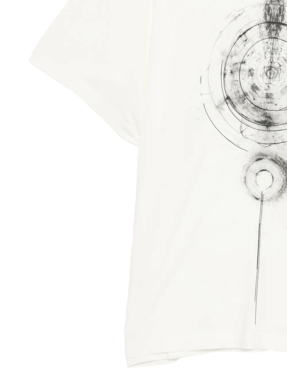 Julius T-shirt met print Wit