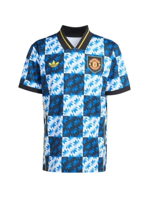 adidas checked T-shirt