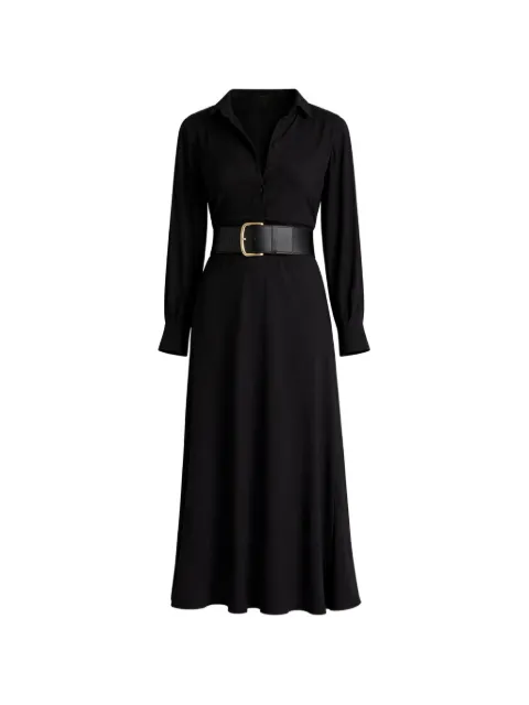 Vince button long-sleeve dress