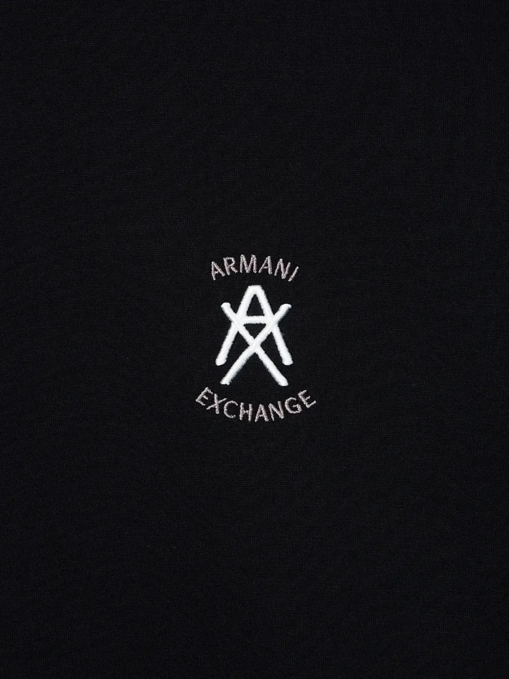 Armani Exchange Sweater met logo Zwart