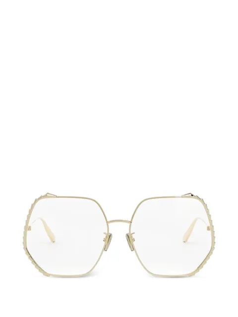 Bvlgari geometric embellished frames