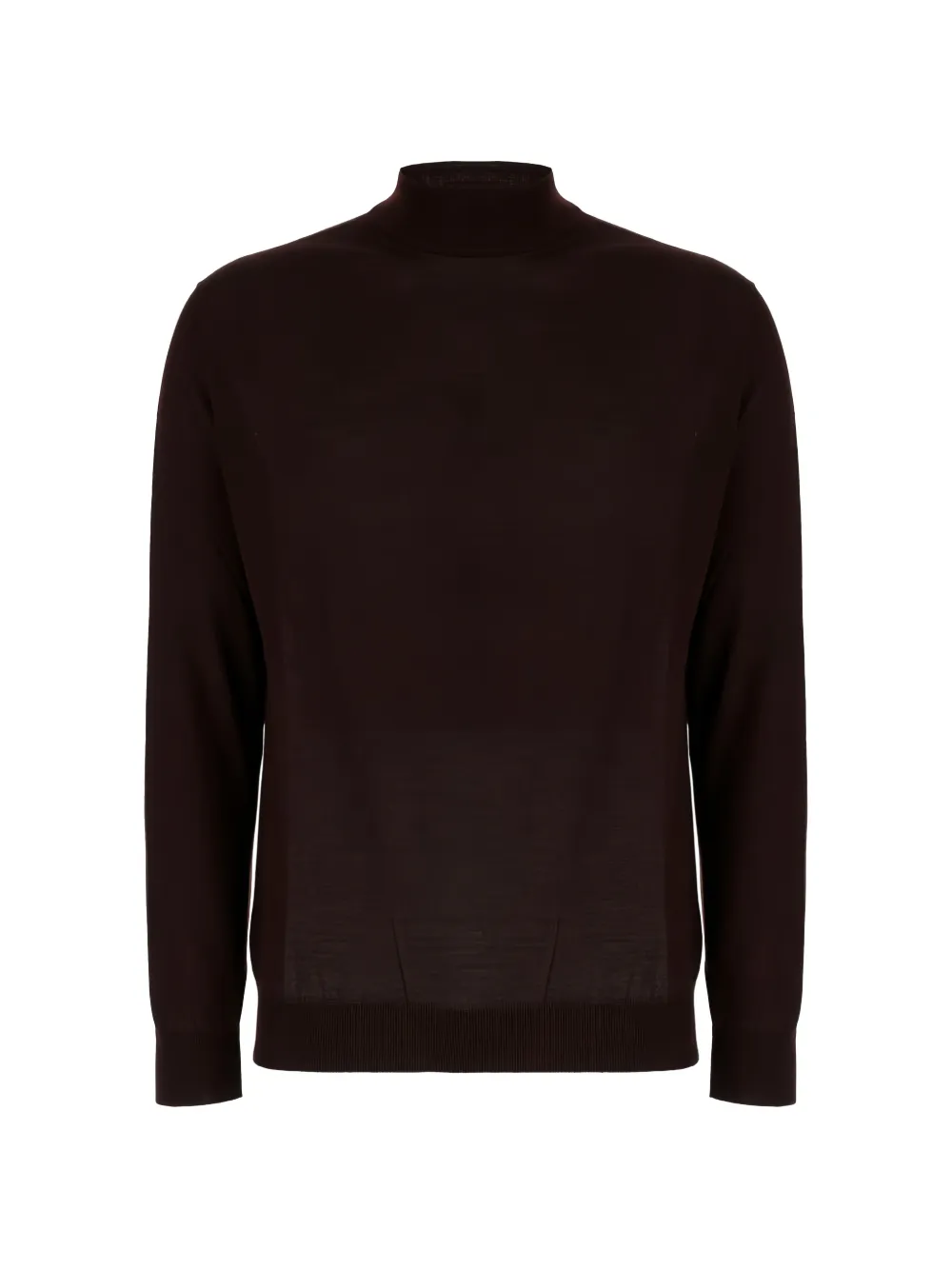 Malo mock-neck knitwear - Brown