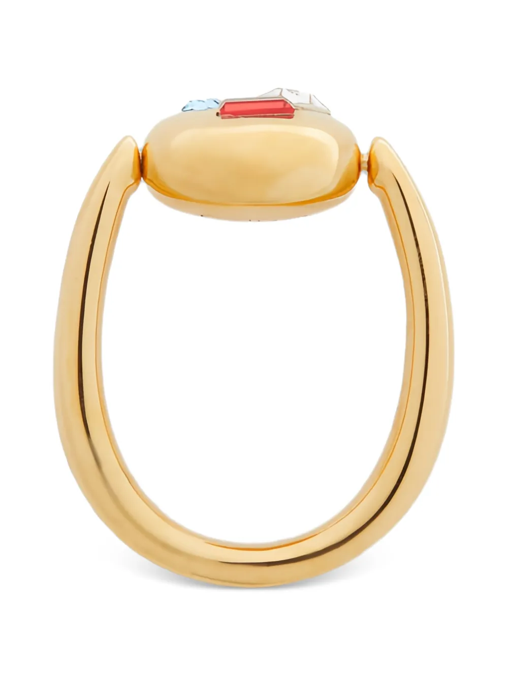  Loewe Crystal-embellished Ring - Gold 