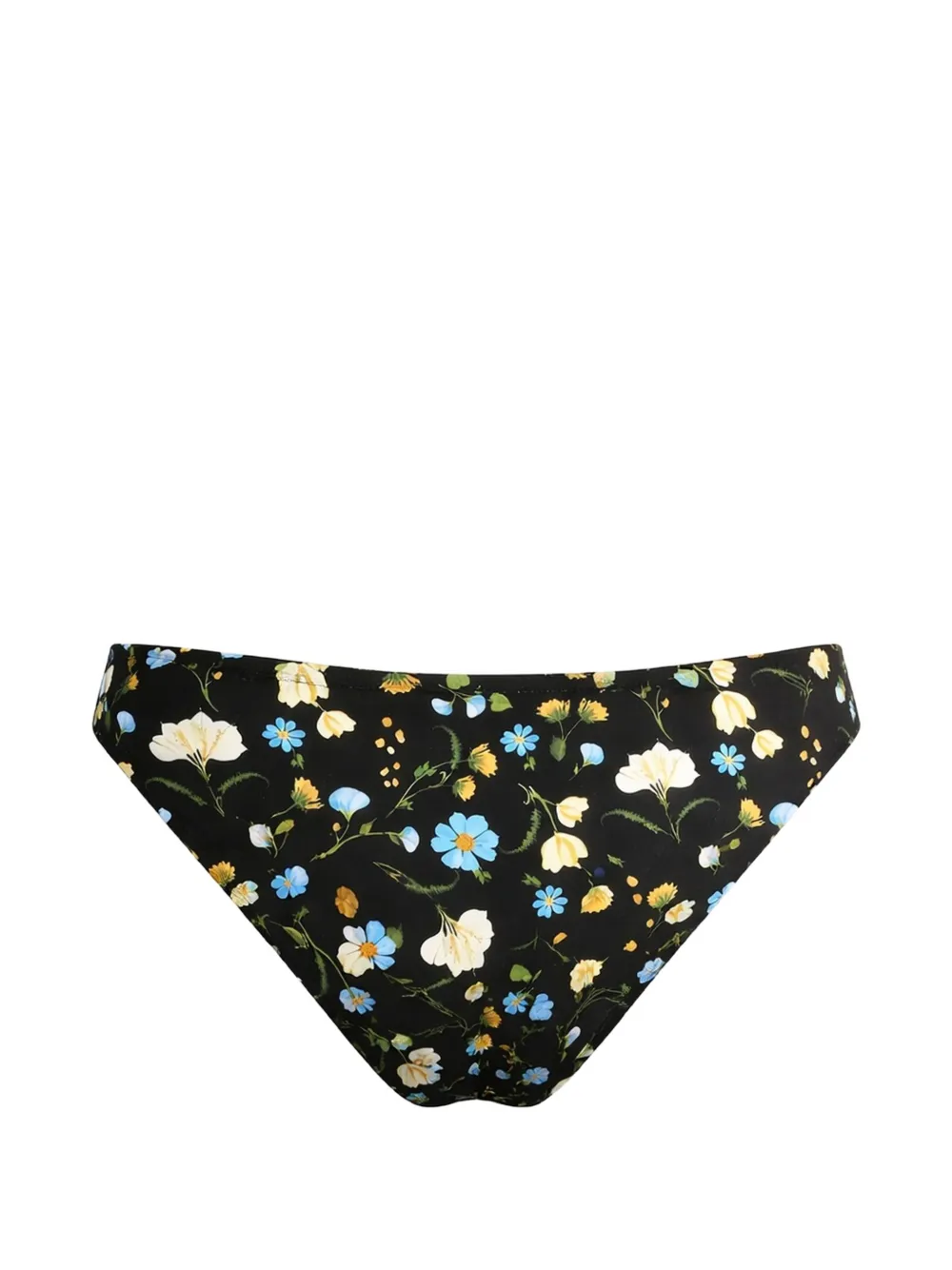  Seafolly Floral Bikini Bottom - Black 