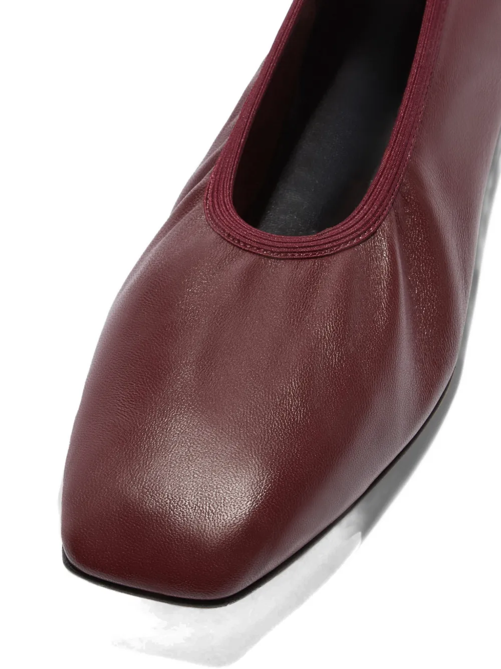 Aeyde Nomi ballerina's met vierkante neus Rood