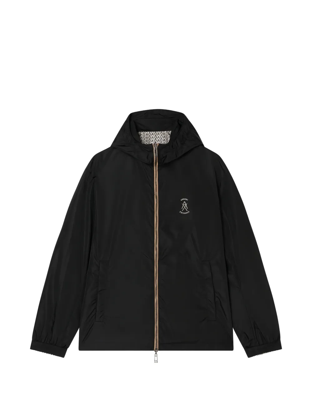 Armani Exchange Omkeerbaar jack met capuchon Wit
