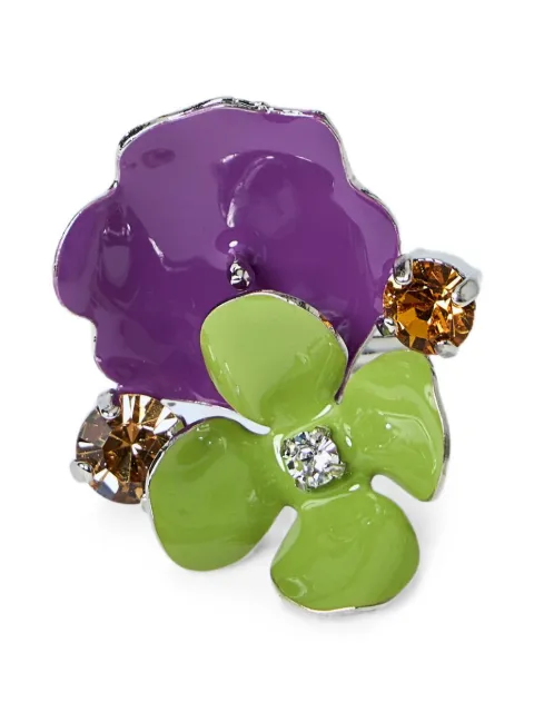 Marni flower stone ring