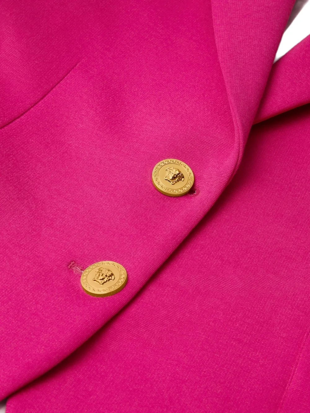 Versace Kids Jack met knoopdetail Roze