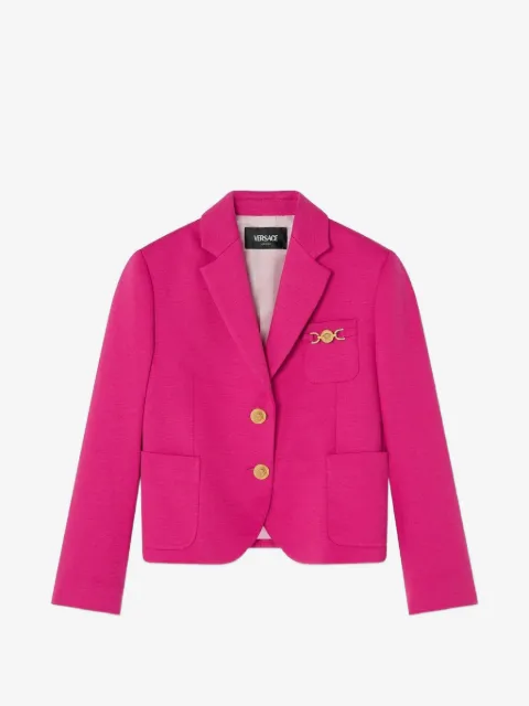 Versace Kids button detail jacket