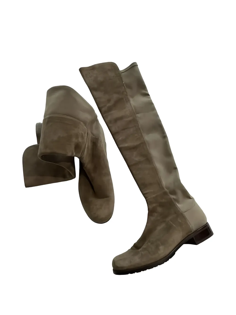 Stuart Weitzman Timber suède laarzen Beige