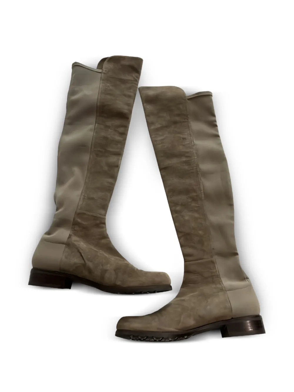 Stuart Weitzman Timber suède laarzen Beige