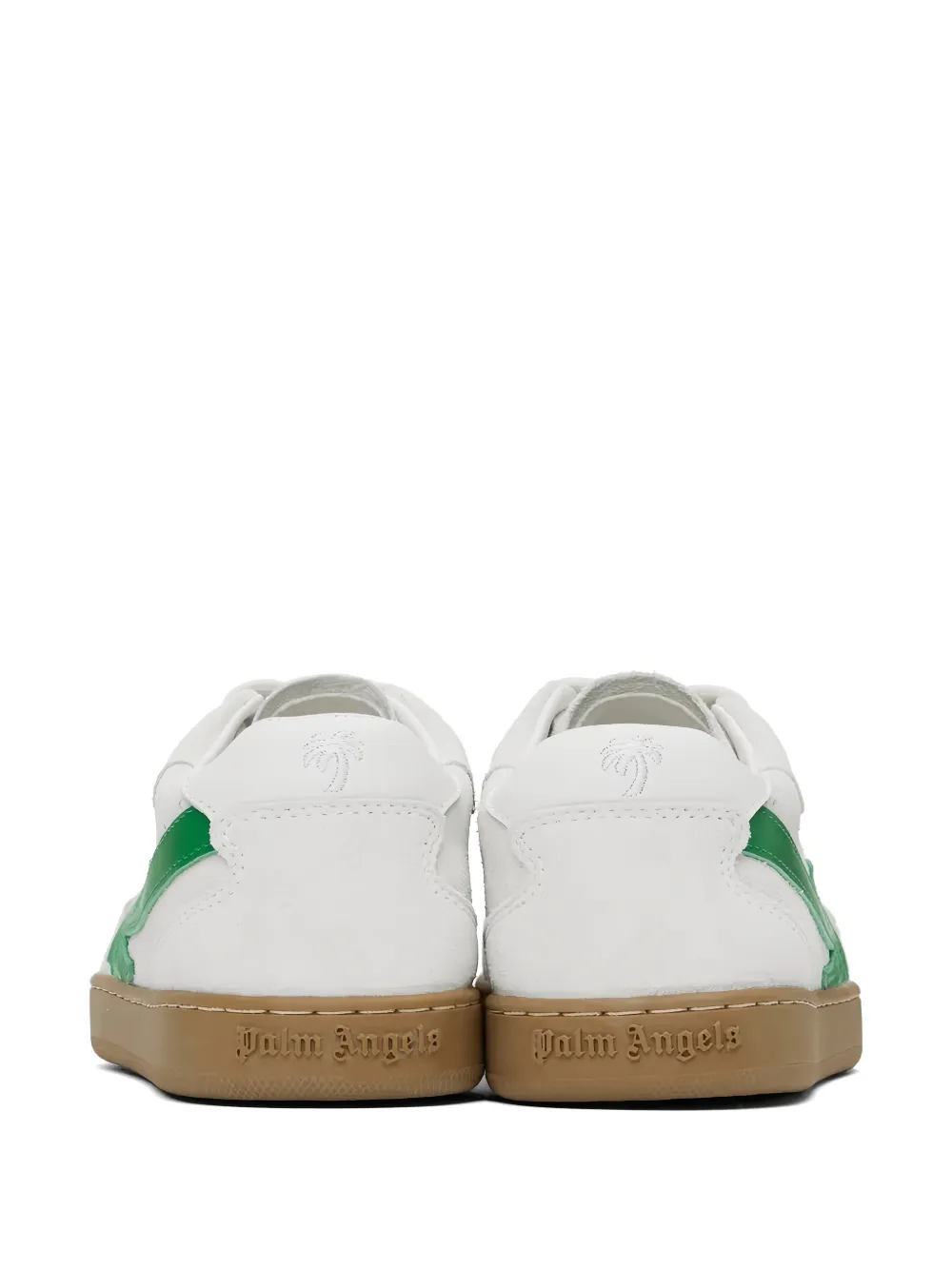 Palm Angels perforated palm tree sneakers Wit