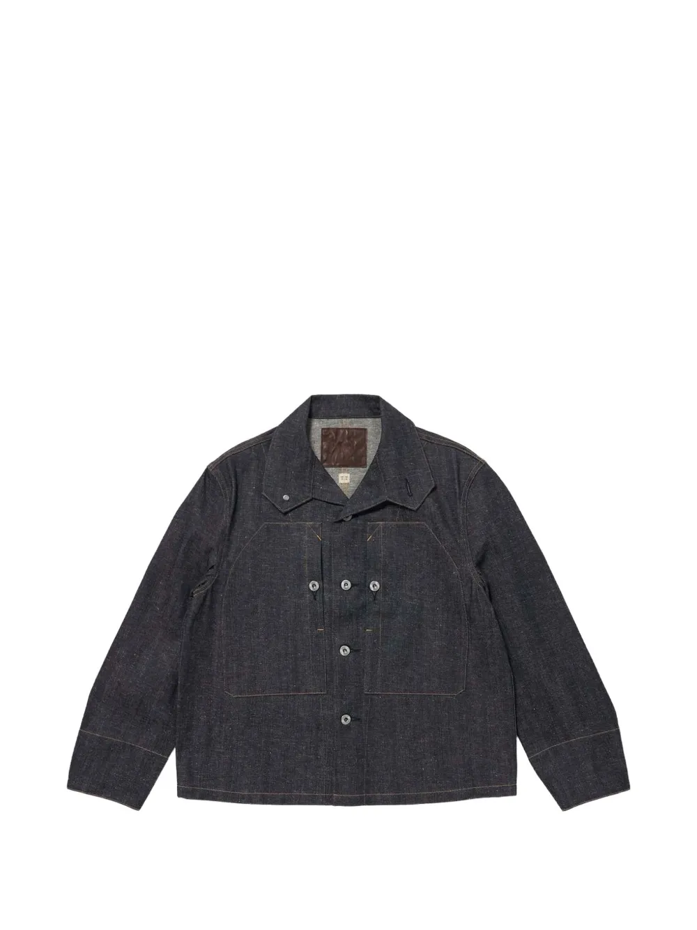 TAIGA TAKAHASHI button mechanic jacket - Blu