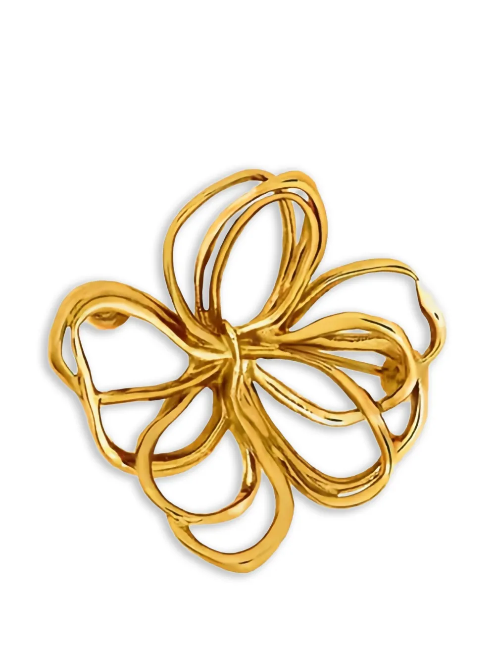 Oscar de la Renta floral brooch - Oro