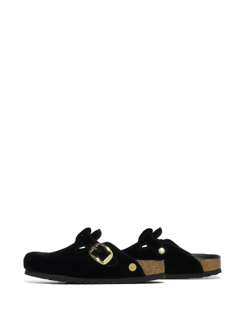 Birkenstock Big Buckle muiltjes met gesp Zwart