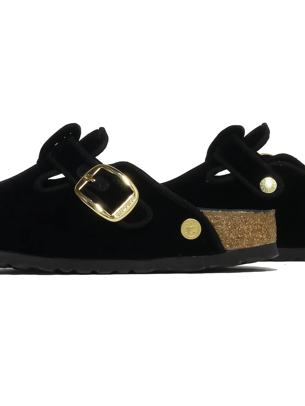 Birkenstock Big Buckle muiltjes met gesp Zwart