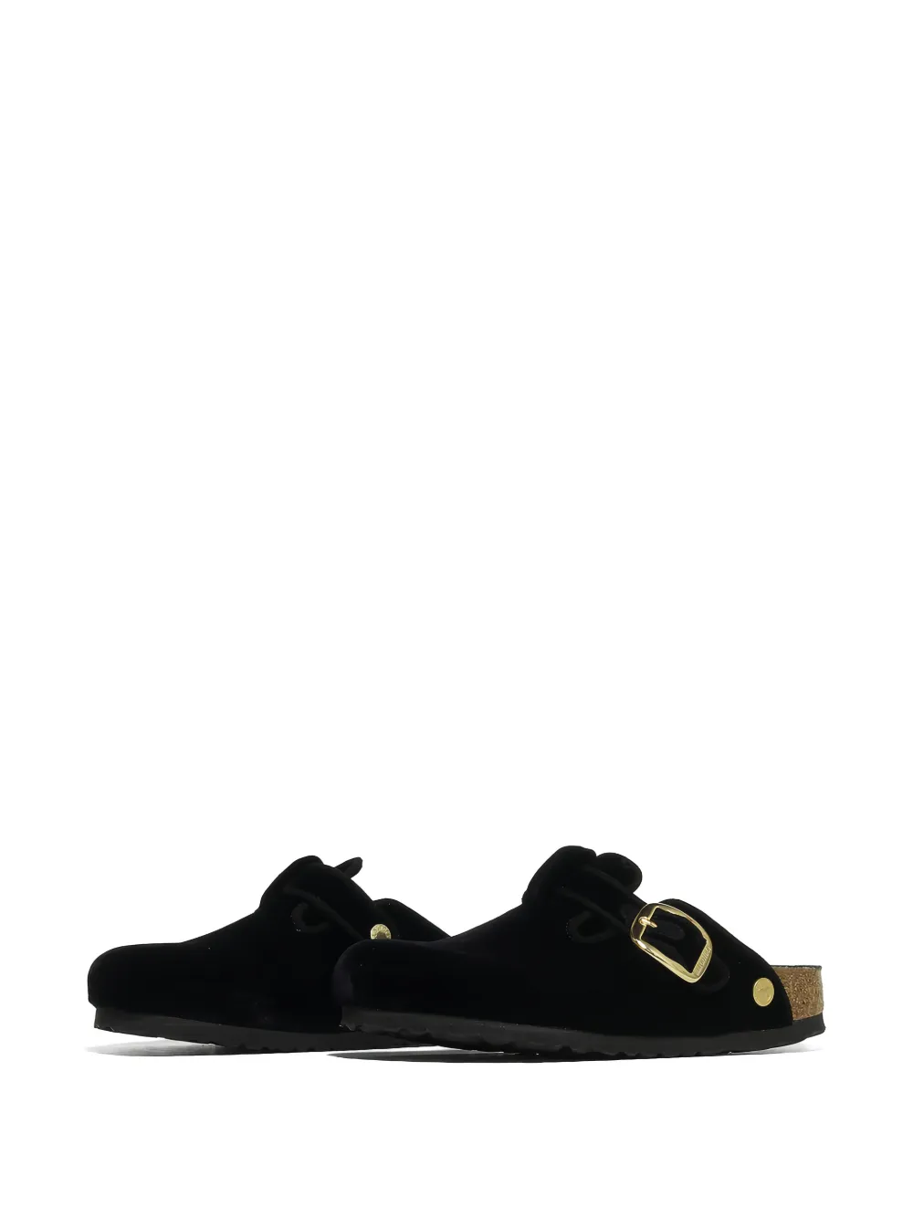 Birkenstock Big Buckle muiltjes met gesp Zwart