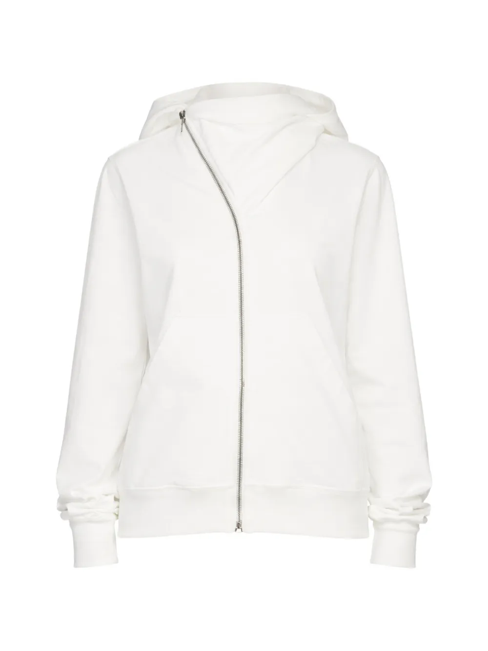 Rick Owens DRKSHDW Felpa Mountain con cappuccio - Bianco