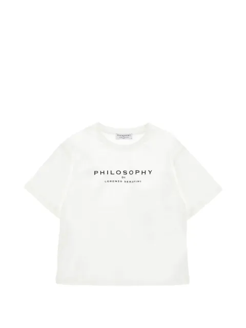 Philosophy Di Lorenzo Serafini Kids playera con logo estampado