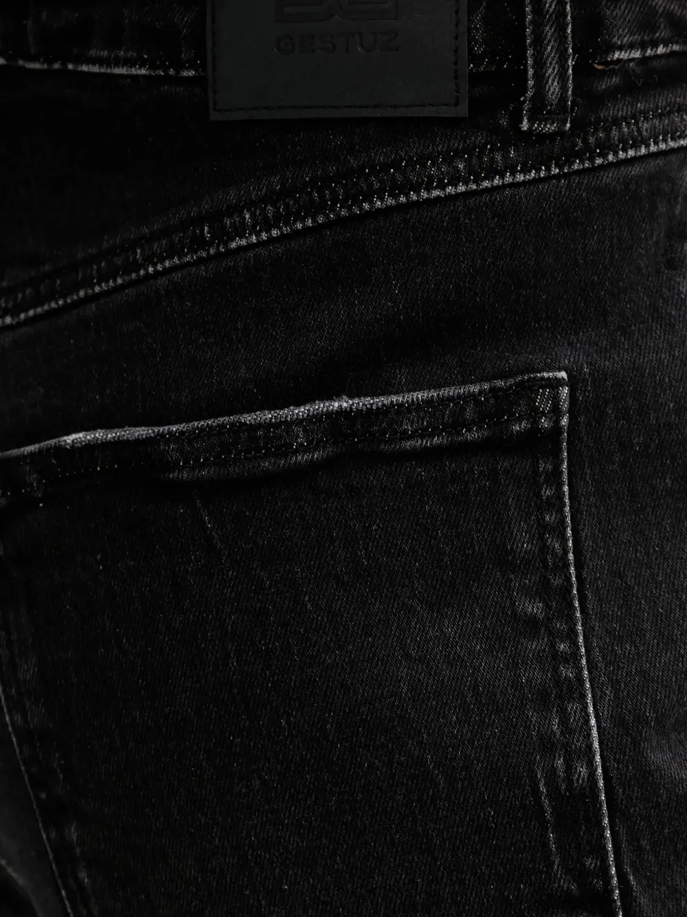 Gestuz Straight jeans Zwart