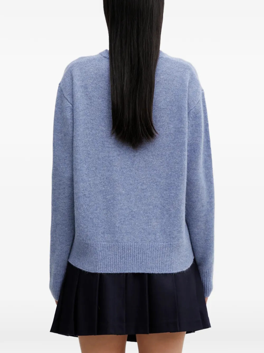 Sporty & Rich Trui met V-hals Blauw