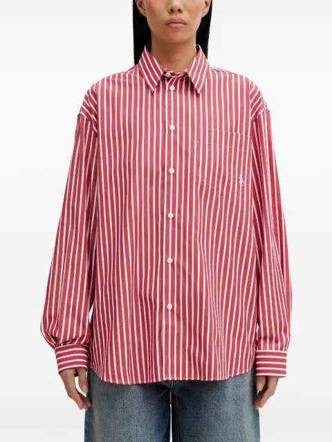 Sporty & Rich camisa con bolsillo a rayas