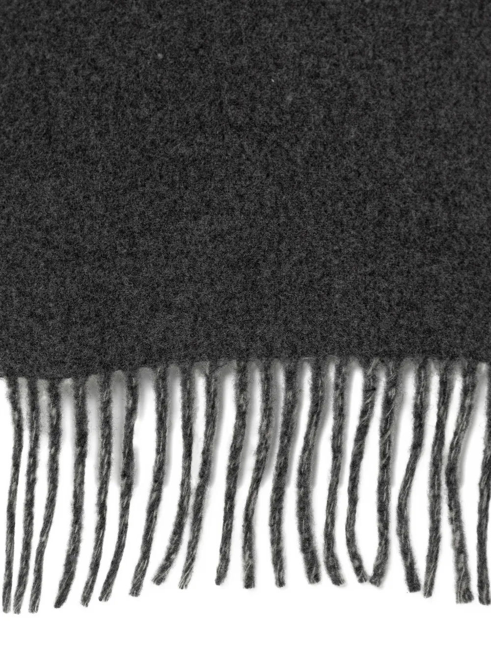  Sporty & Rich Fringed Scarf - Grey 