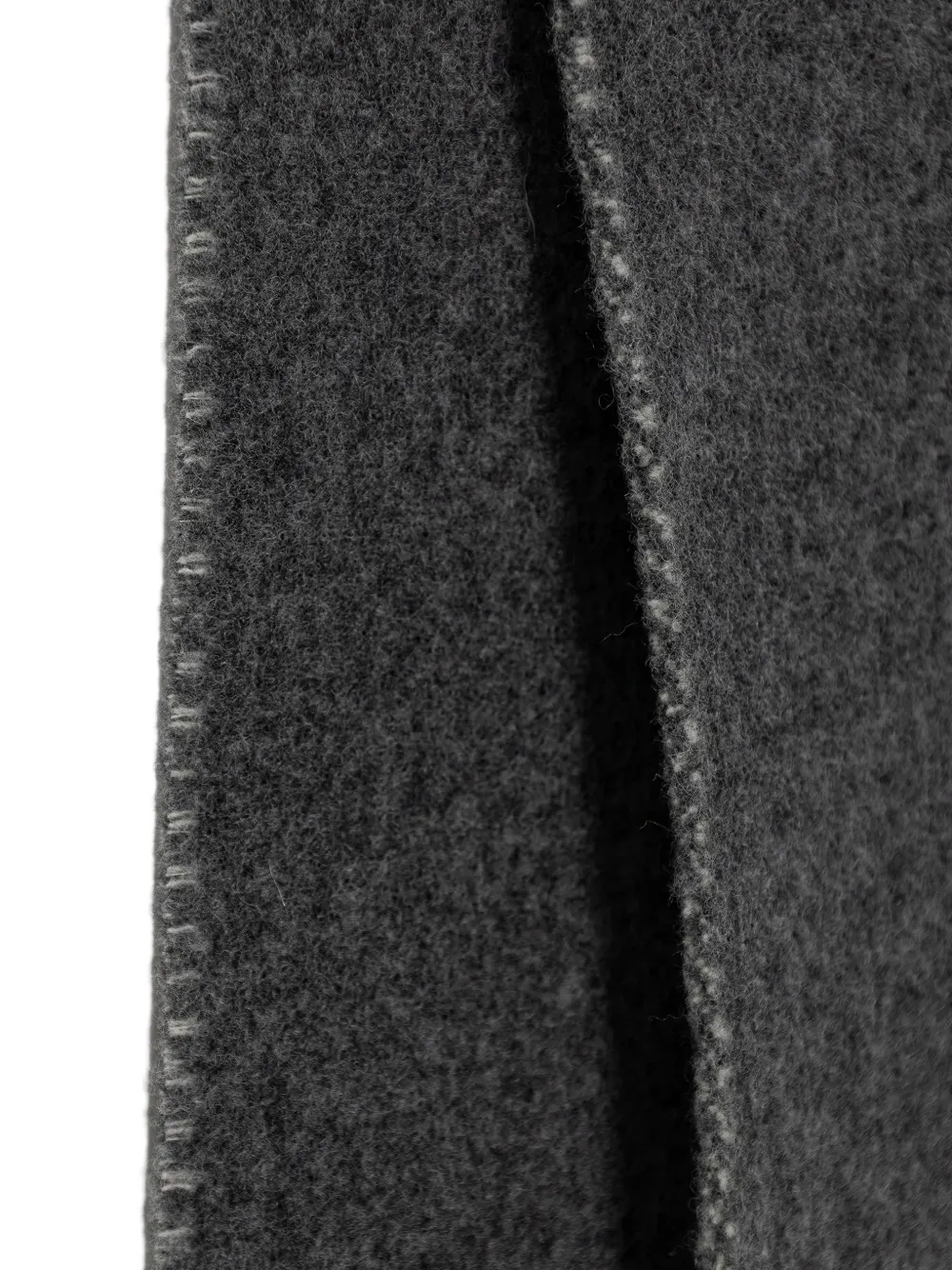  Sporty & Rich Fringed Scarf - Grey 
