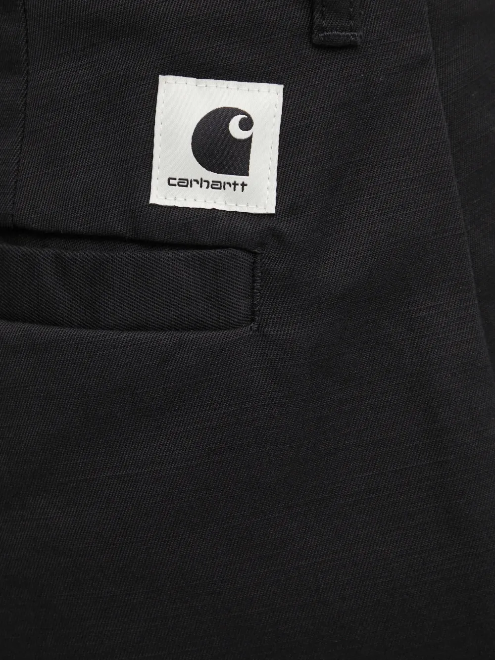 Carhartt WIP Broek met logopatch Zwart