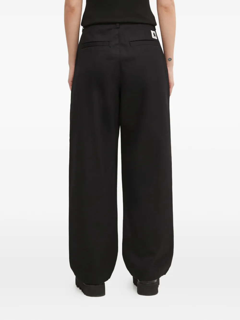 Carhartt WIP Broek met logopatch Zwart