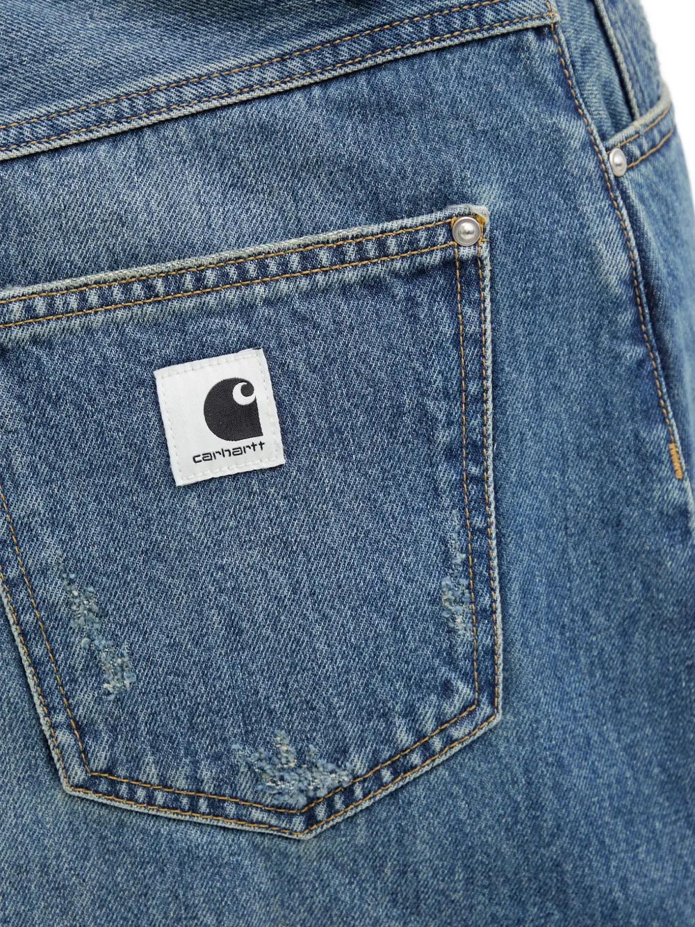 Carhartt WIP Brandon midi-rok met split Blauw
