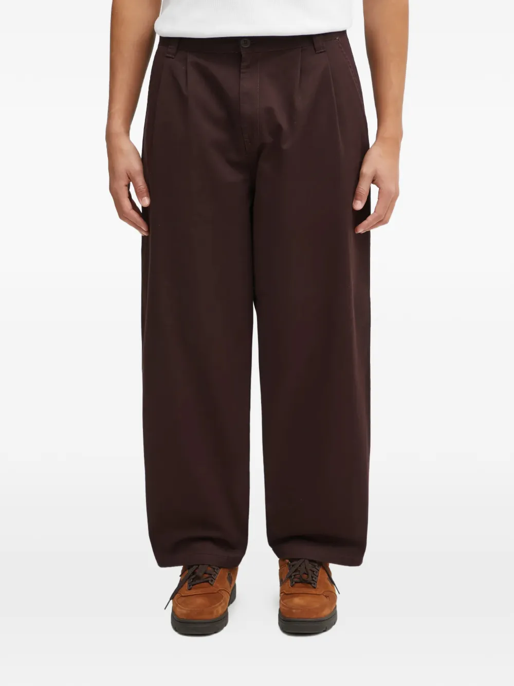 Carhartt WIP pleated trousers - Marrone