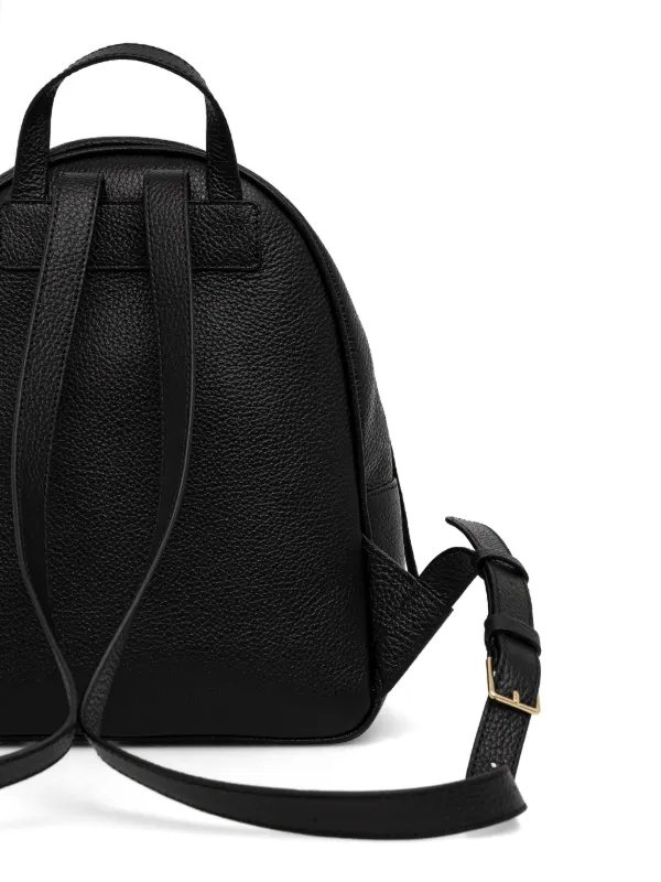 coccinelle leather convertible backpack Women's Brown, In Genuine Leather, Malory Medium Backpack the distinctive flap closure with plectrum is the symbol of Coccinelle’s identity Coccinelle Black Leather Backpack
