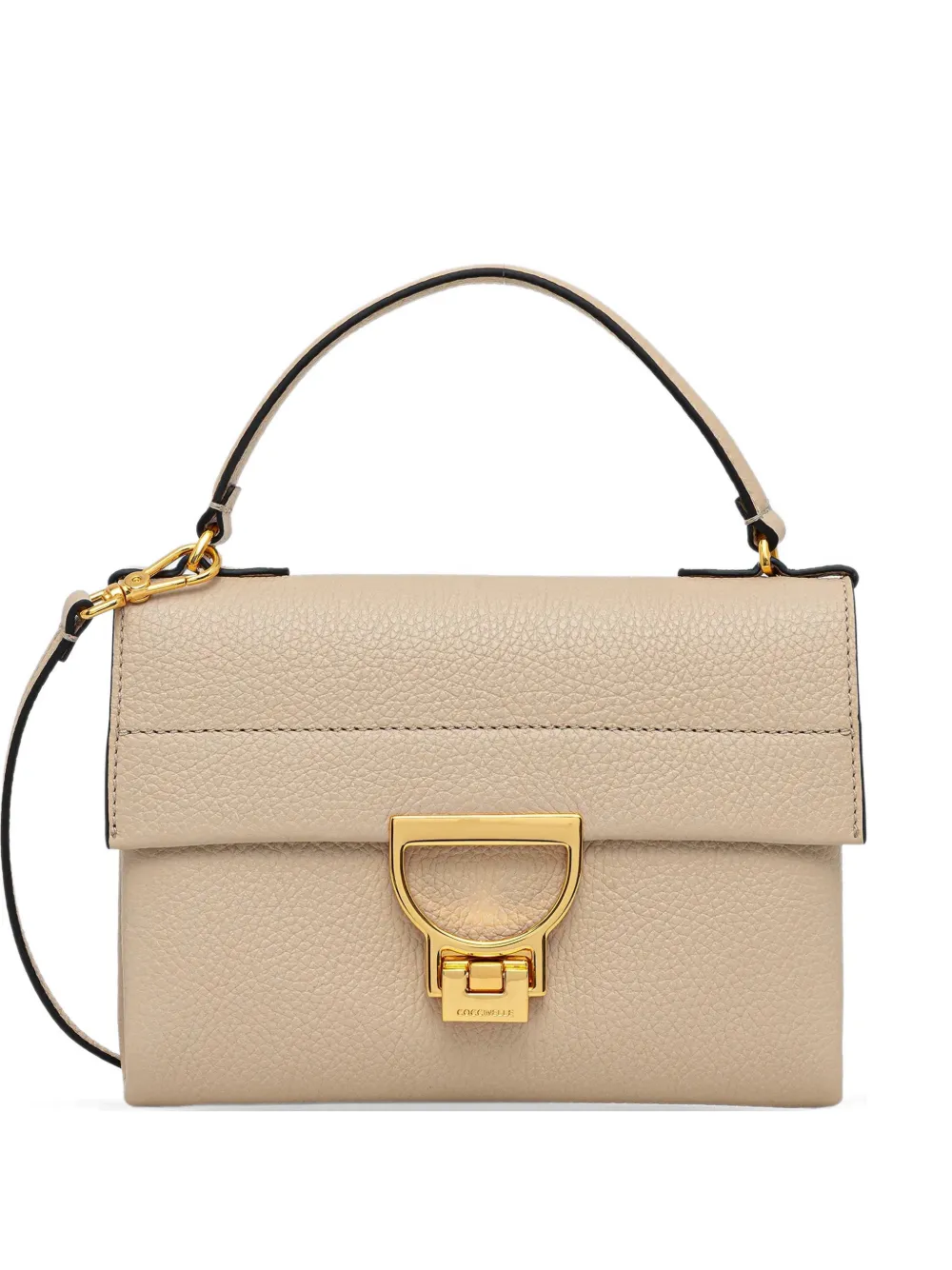 Coccinelle mini Arlettis satchel bag - Toni neutri